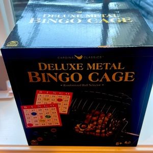 Deluxe metal bingo cage